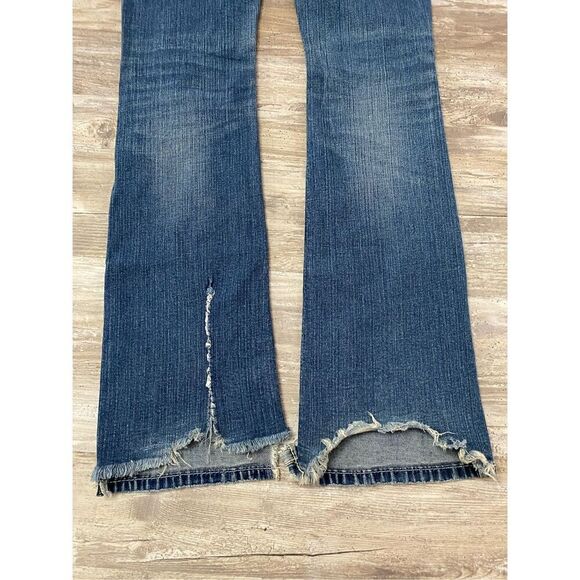 Silver Pioneer Bootcut Jeans Distressed Low Rise Women’s Sz W29 L35 - Picture 7 of 9
